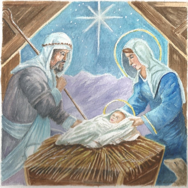 Mary and Joseph with the Baby Jesus