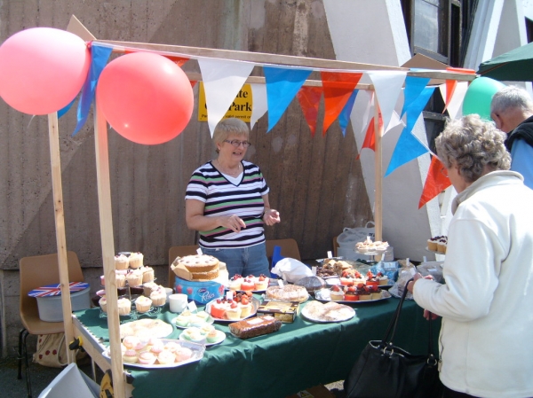 The Cake Stall at the Street Market